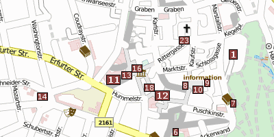 Bauhaus-Museum Stadtplan